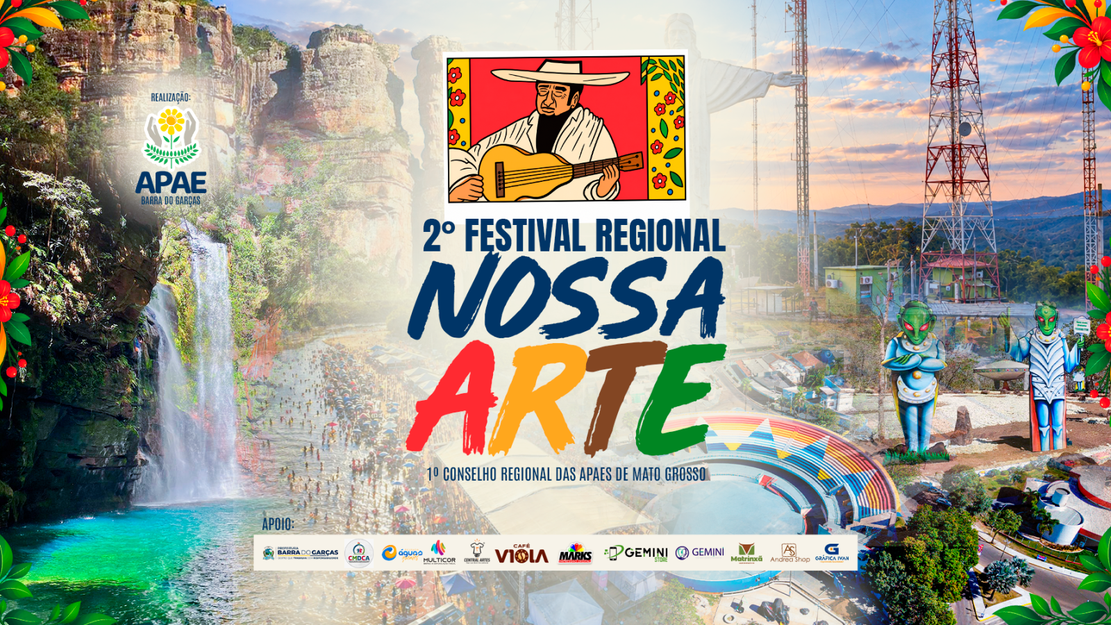 Festival Nossa Arte reunirá APAEs em Barra do Garças nos dias 29 e 30.