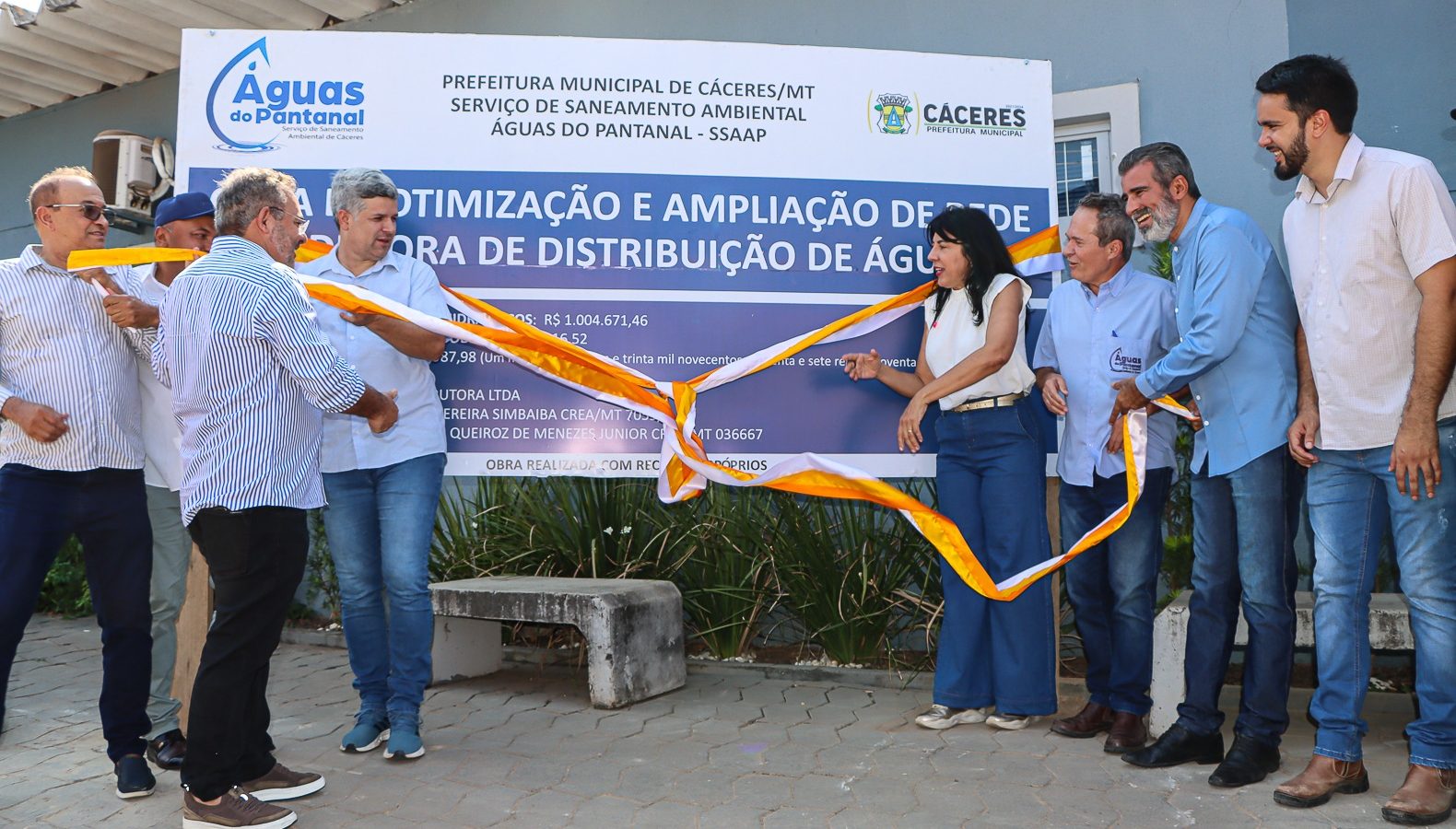 Autarquia de água de Cáceres assina contrato de R$ 1,88 milhão para obras e reformas de construção civil
