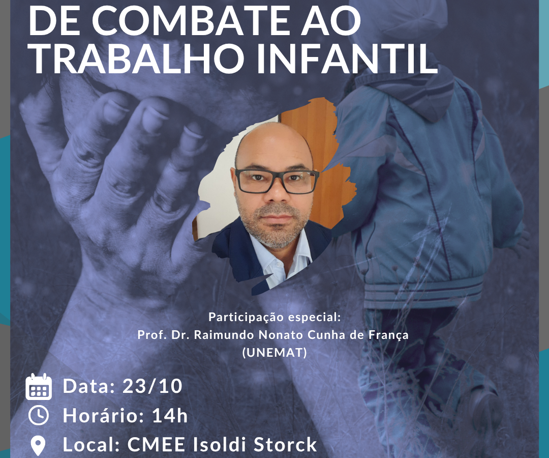 Tangará da Serra realiza seminário de combate ao trabalho infantil nesta sexta-feira, às 14h.