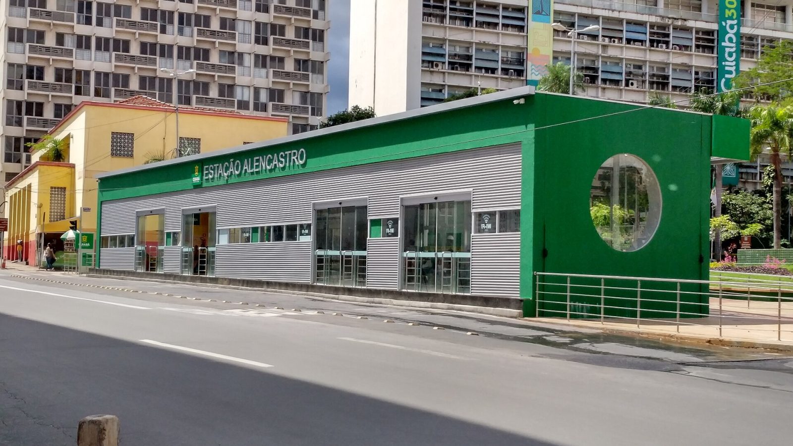 Estação Alencastro, no Centro de Cuiabá. Imagem ilustrativa.