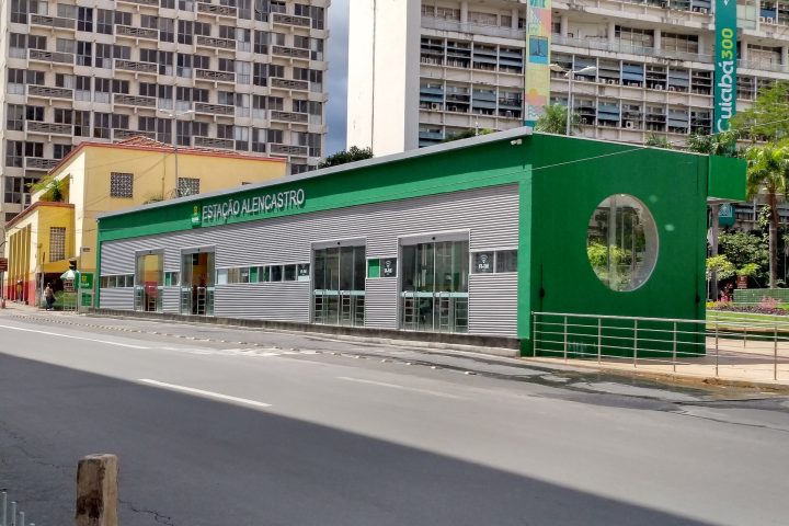 Estação Alencastro, no Centro de Cuiabá. Imagem ilustrativa.