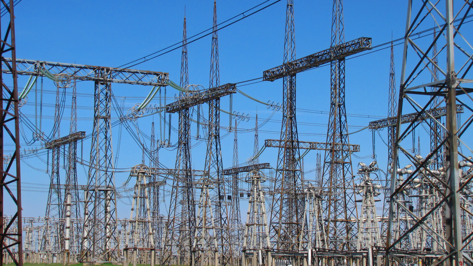 Switchyard of electric substation 750kV