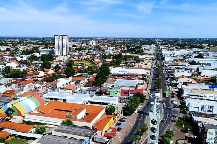 Vista aérea de Várzea Grande