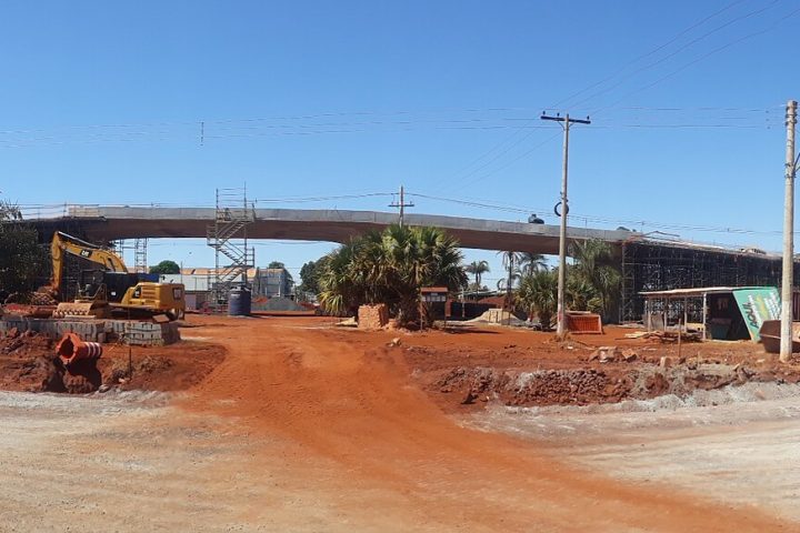 Construção do Viaduto na Rotatória da Avenidas Brasil x Mogiana